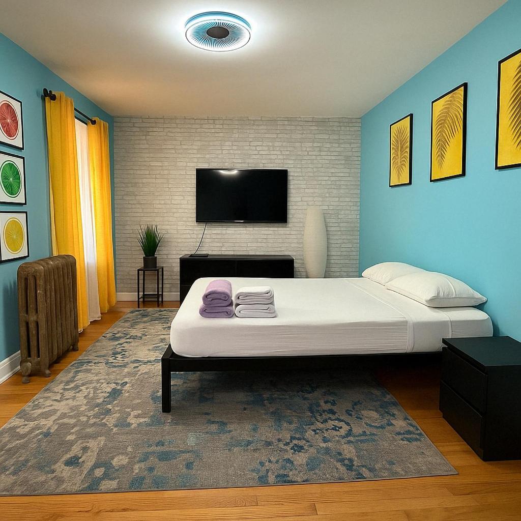 Modern Xl Queen Room Comfort & Character In Harlem Нью-Йорк Экстерьер фото