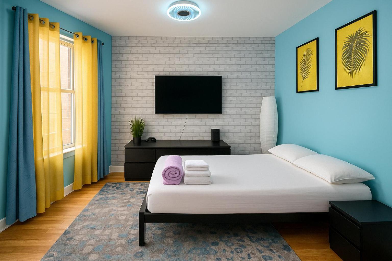 Modern Xl Queen Room Comfort & Character In Harlem Нью-Йорк Экстерьер фото